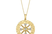 14ct Zodiac Motif Gold Necklace