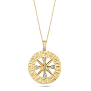 14ct Zodiac Motif Gold Necklace