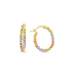 Load image into Gallery viewer, 14ct Dorika Toplu Gold Earrings