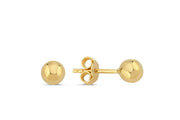 14ct Ball Stud Gold Earrings