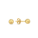 Load image into Gallery viewer, 14ct Ball Stud Gold Earrings