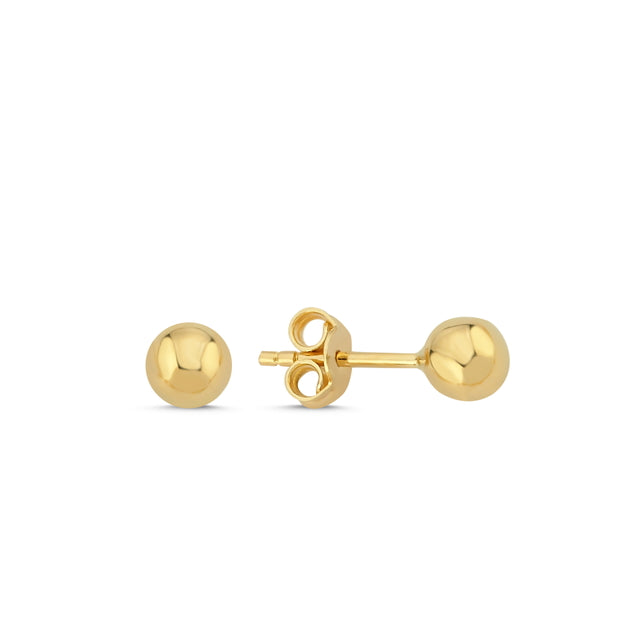 14ct Ball Stud Gold Earrings