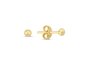 14ct Ball Stud Gold Earrings