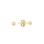 Load image into Gallery viewer, 14ct Ball Stud Gold Earrings