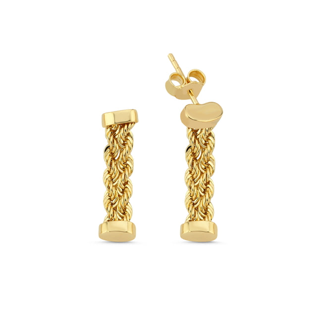 14ct Drop Gold Earrings