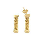 14ct Drop Gold Earrings