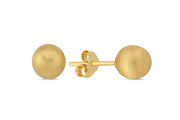 14ct Ball Stud Gold Earrings