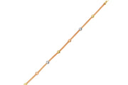 14ct Dorika Beaded Gold Bracelet