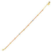 14ct Dorika Beaded Gold Bracelet