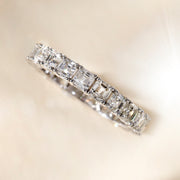 3.50 Karat Full Eternity Diamond Ring