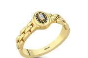 0.04 Karat Diamond Design Men's Ring