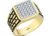0.40 Karat Diamond Design Men's Ring