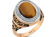 0.23 Karat Diamond Design Men's Ring