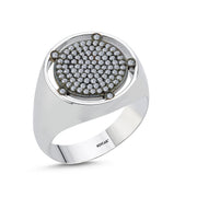 0.50 Karat Diamond Design Men's Ring