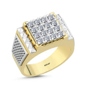 0.62 Karat Diamond Design Men's Ring