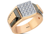 0.51 Karat Diamond Design Men's Ring