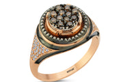 0.67 Karat Diamond Design Men's Ring