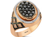 0.86 Karat Diamond Design Men's Ring