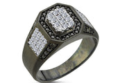 0.98 Karat Diamond Design Men's Ring