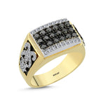 Load image into Gallery viewer, 1.15 Karat Diamond Design Men's Ring