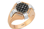 0.52 Karat Diamond Design Men's Ring