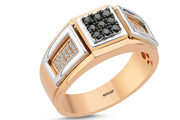 0.33 Karat Diamond Design Men's Ring