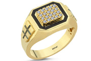 0.25 Karat Diamond Design Men's Ring