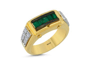 1.18 Karat Diamond Design Men's Ring
