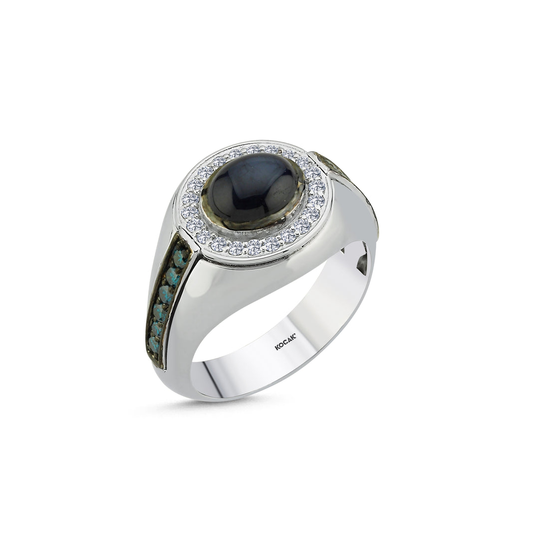3.30 Karat Diamond Design Men's Ring