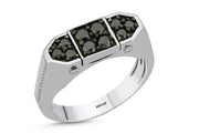 0.92 Karat Diamond Design Men's Ring