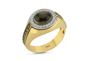 3.49 Karat Diamond Design Men's Ring
