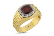 3.53 Karat Diamond Design Men's Ring