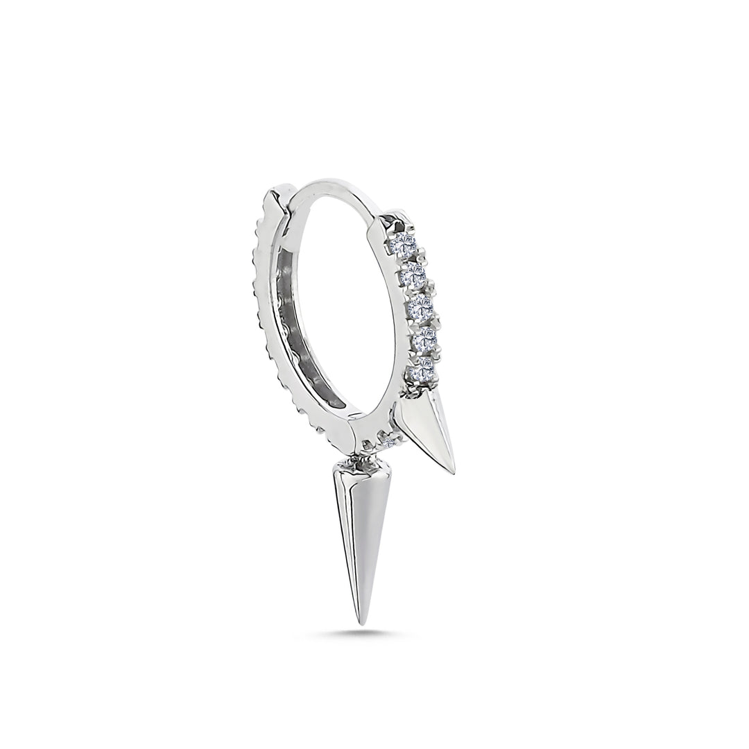 0.13 Karat Diamond Design Men's Earrings
