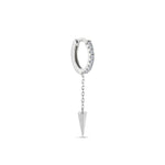 Load image into Gallery viewer, 0.07 Karat Diamond Design Men's Earrings
