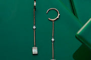 0.51 Karat Diamond Design Earrings