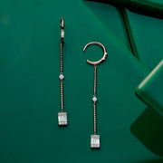 0.51 Karat Diamond Design Earrings