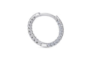 0.24 Karat Diamond Design Men's Halka Earrings