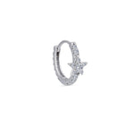Load image into Gallery viewer, 0.23 Karat Yıldız Figürlü Diamond Design Men's Halka Earrings