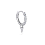 Load image into Gallery viewer, 0.14 Karat Diamond Design Men's Halka Earrings