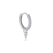 0.14 Karat Diamond Design Men's Halka Earrings
