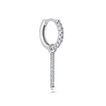 Load image into Gallery viewer, 0.13 Karat Diamond Design Men's Halka Earrings