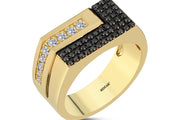 0.76 Karat Diamond Design Men's Ring