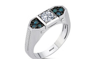 1.01 Karat Diamond Design Men's Ring