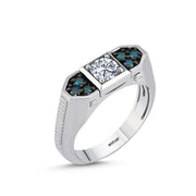 1.01 Karat Diamond Design Men's Ring