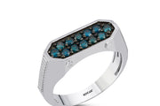 0.61 Karat Diamond Design Men's Ring