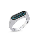 Load image into Gallery viewer, 0.61 Karat Diamond Design Men's Ring