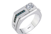 0.75 Karat Diamond Design Men's Ring