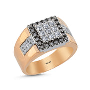 0.92 Karat Diamond Design Men's Ring