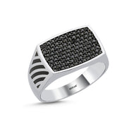 0.58 Karat Diamond Design Men's Ring