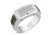 0.91 Karat Diamond Design Men's Ring